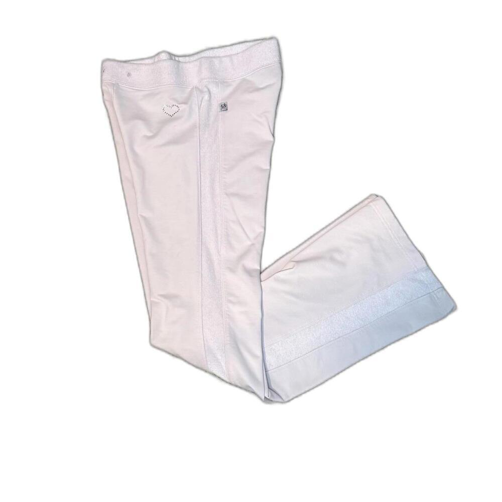 Vintage Y2K La A Kitty Pink Flare Leg SweatPants - Size‎ S